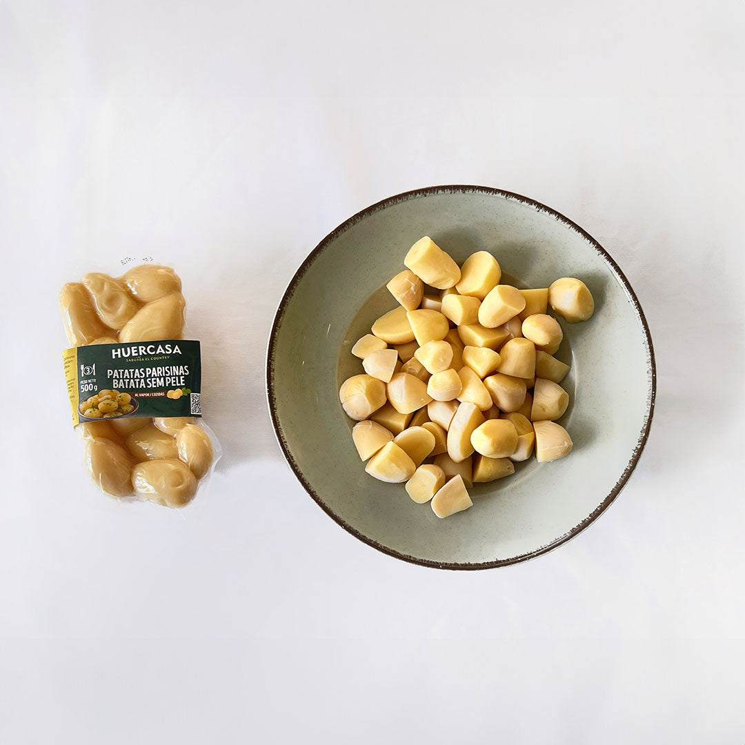 Patates pelées cuites à la vapeur
